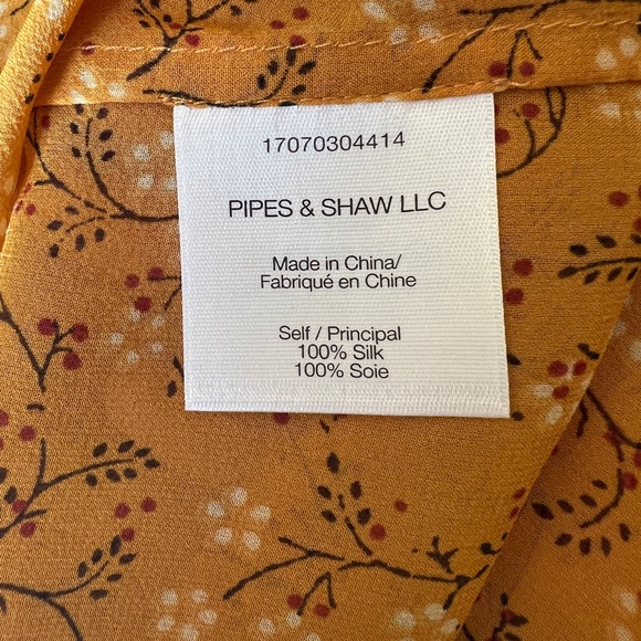 Veronica Beard Print Button Down Blouse - Picture 6 of 6